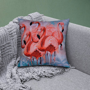 Flamingo Printed Design Throw Pillow Covers - Decozen