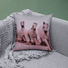 Horse Printed Design Throw Pillow Covers - Decozen