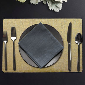 Woven PVC Placemats - Set of 8