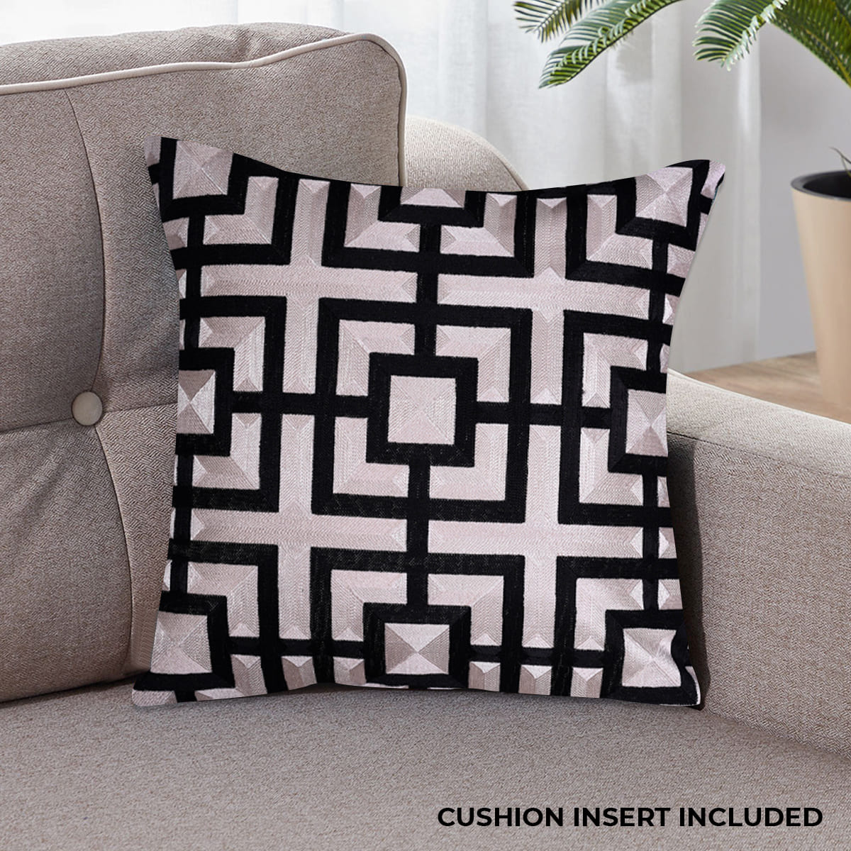 Stylish Embroidered Throw Pillow Covers - Decozen