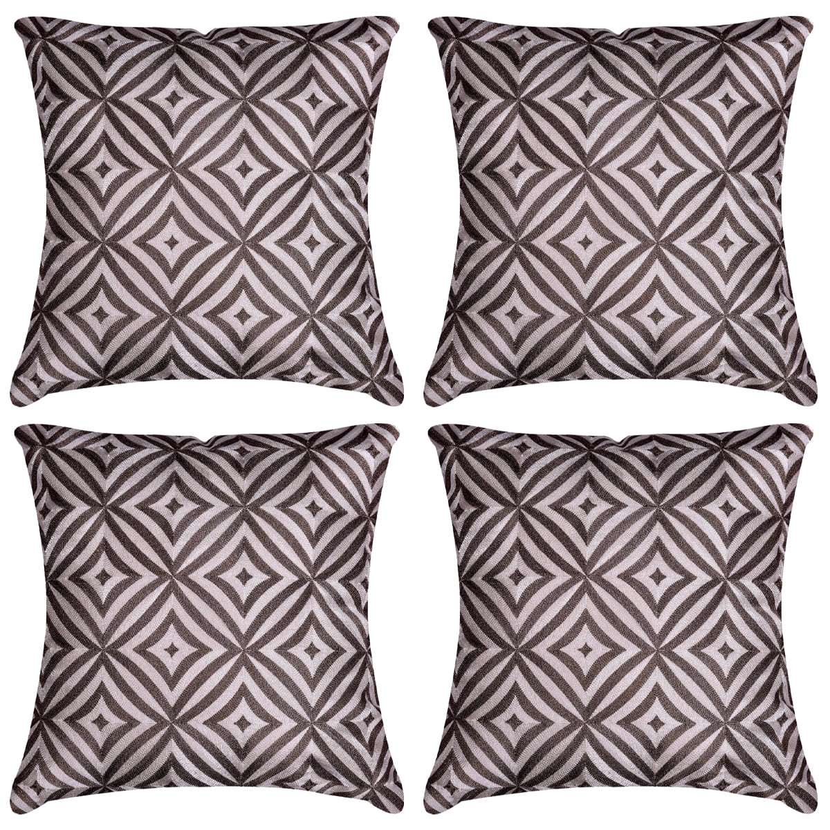 Stylish Embroidered Throw Pillow Covers - Decozen