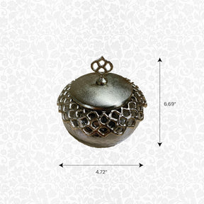 The Arabesque Collection - Cotton Ball Container - Decozen