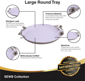 Round Serving Trays - Large - Decozen