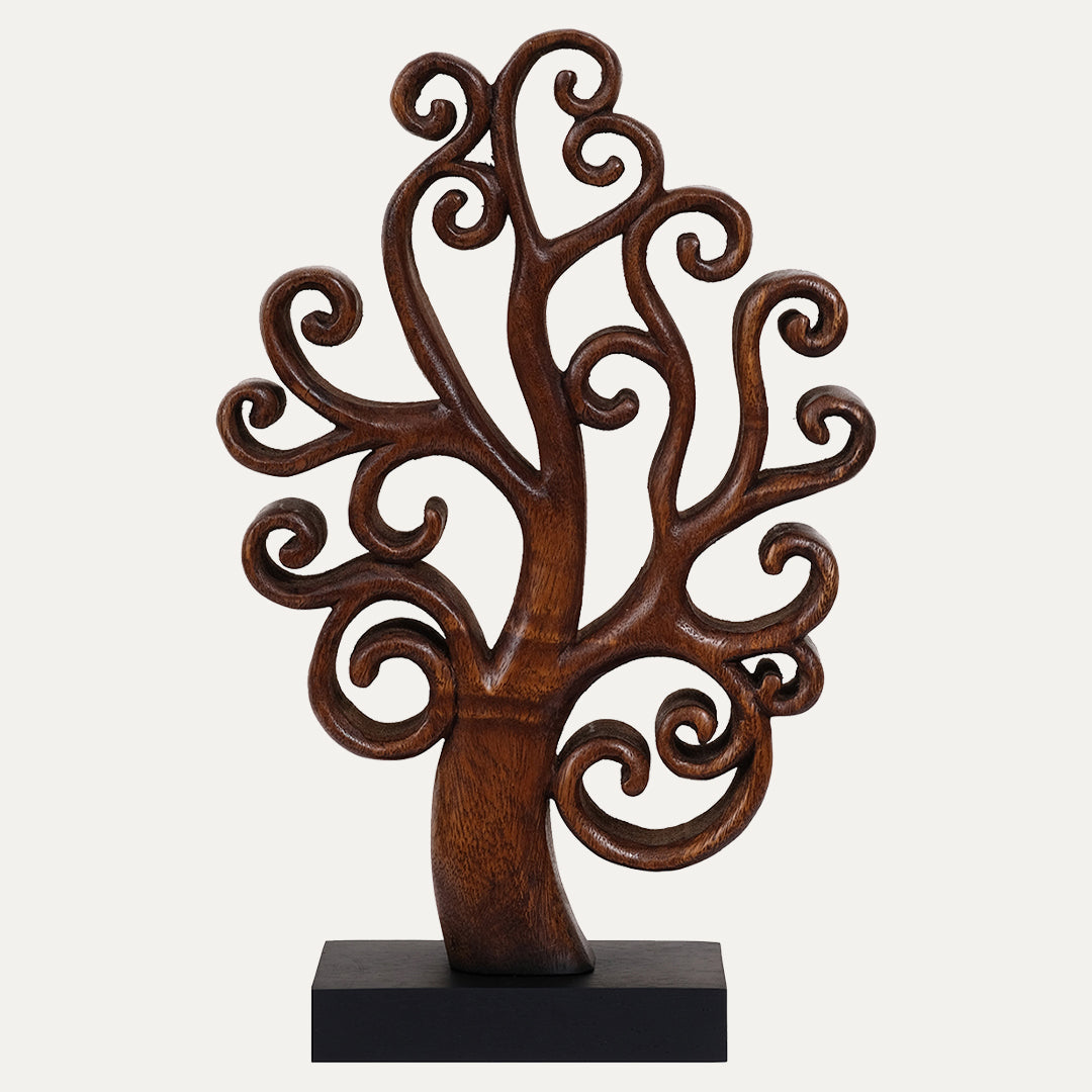 Tree of Life Handmade Wooden Sculpture - Decozen