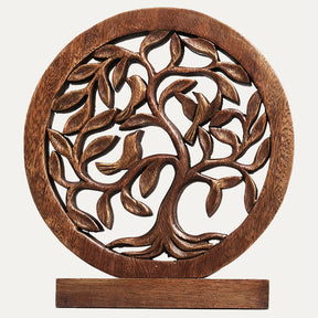 Tree of Life Handmade Wooden Sculpture - Decozen