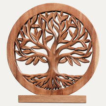 Tree of Life Handmade Wooden Sculpture - Decozen