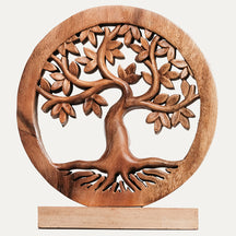 Tree of Life Handmade Wooden Sculpture - Decozen