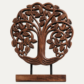 Tree of Life Handmade Wooden Sculpture - Decozen