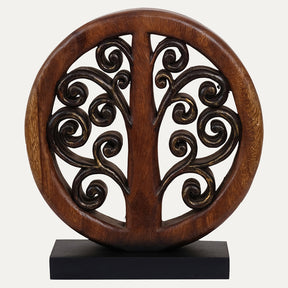 Tree of Life Handmade Wooden Sculpture - Decozen