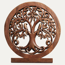 Tree of Life Handmade Wooden Sculpture - Decozen