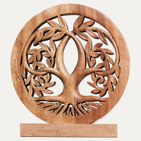 Tree of Life Handmade Wooden Sculpture - Decozen