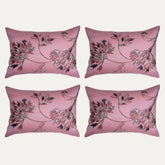 Pink Throw Pillow Covers - Set of 2 and 4, 14 x 20 inches - Decozen