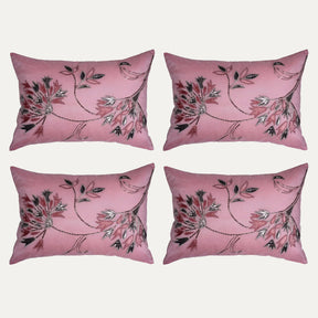 Pink Throw Pillow Covers - Set of 2 and 4, 14 x 20 inches - Decozen