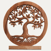 Libarid Tree of Life Wooden Sculpture - Large - Decozen