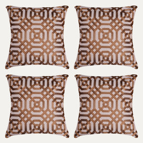 Brown Throw Pillow Covers - 20 x 20 inches - Decozen