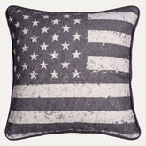 Patriotic Design Printed Throw Pillow Cover - 18 x 18 Inches - Decozen