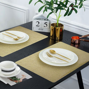 Woven PVC Placemats - Set of 8 - Decozen