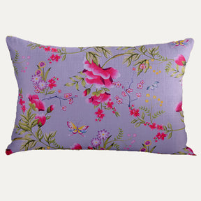 Floral Printed Throw Pillow Covers - 14 x 20 Inches - Decozen