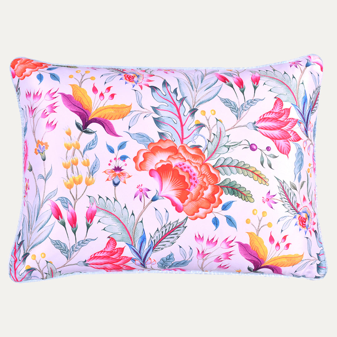 Floral Printed Throw Pillow Covers - 14 x 20 Inches - Decozen