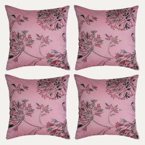 Pink Throw Pillow Covers - Set of 2 and 4, 18 x 18 inches - Decozen