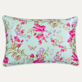 Floral Printed Throw Pillow Covers - 14 x 20 Inches - Decozen