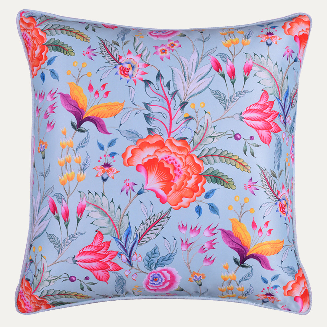 Floral Printed Throw Pillow Covers - 20 x 20 Inches - Decozen