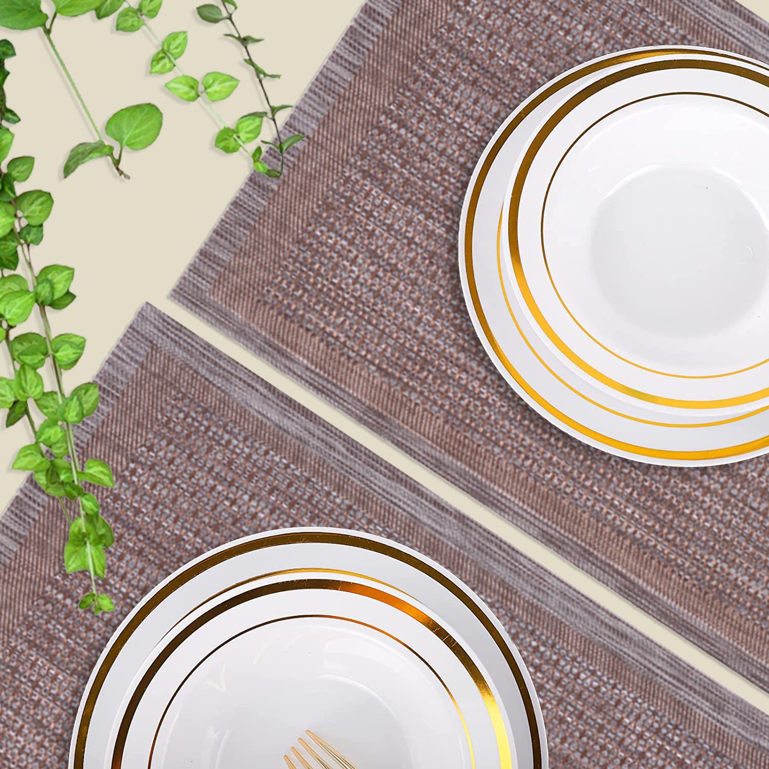 PVC Placemats for Dining Table - Decozen