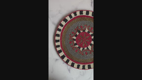 The Blitzen Beaded Placemats