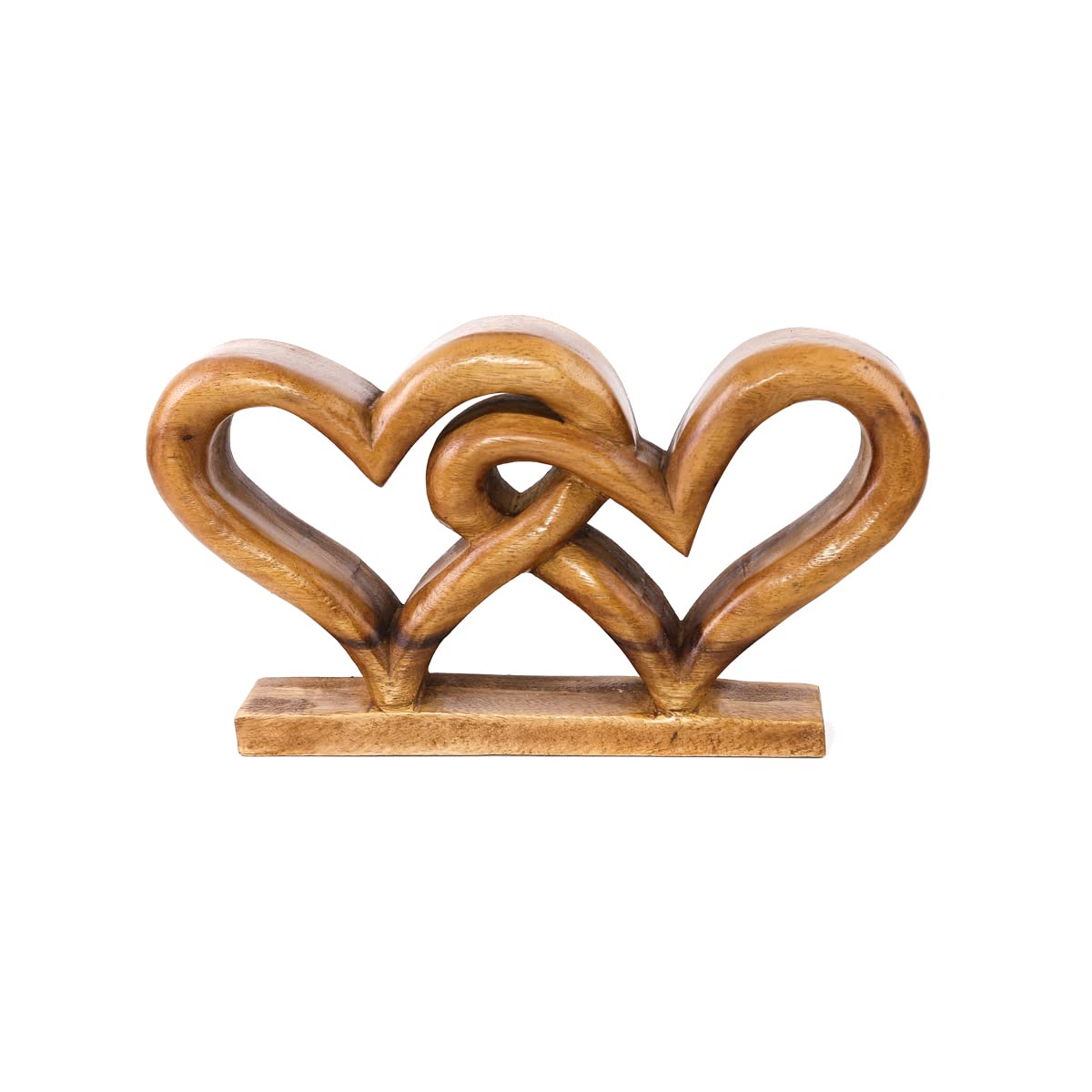 Hearts Handmade Wooden Sculpture