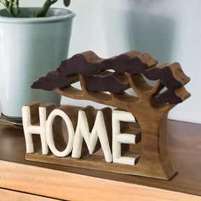 Home Handmade Wooden Sculpture - Decozen