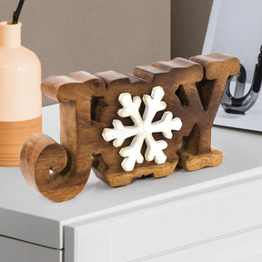 Joy Handmade Wooden Sculpture - Decozen