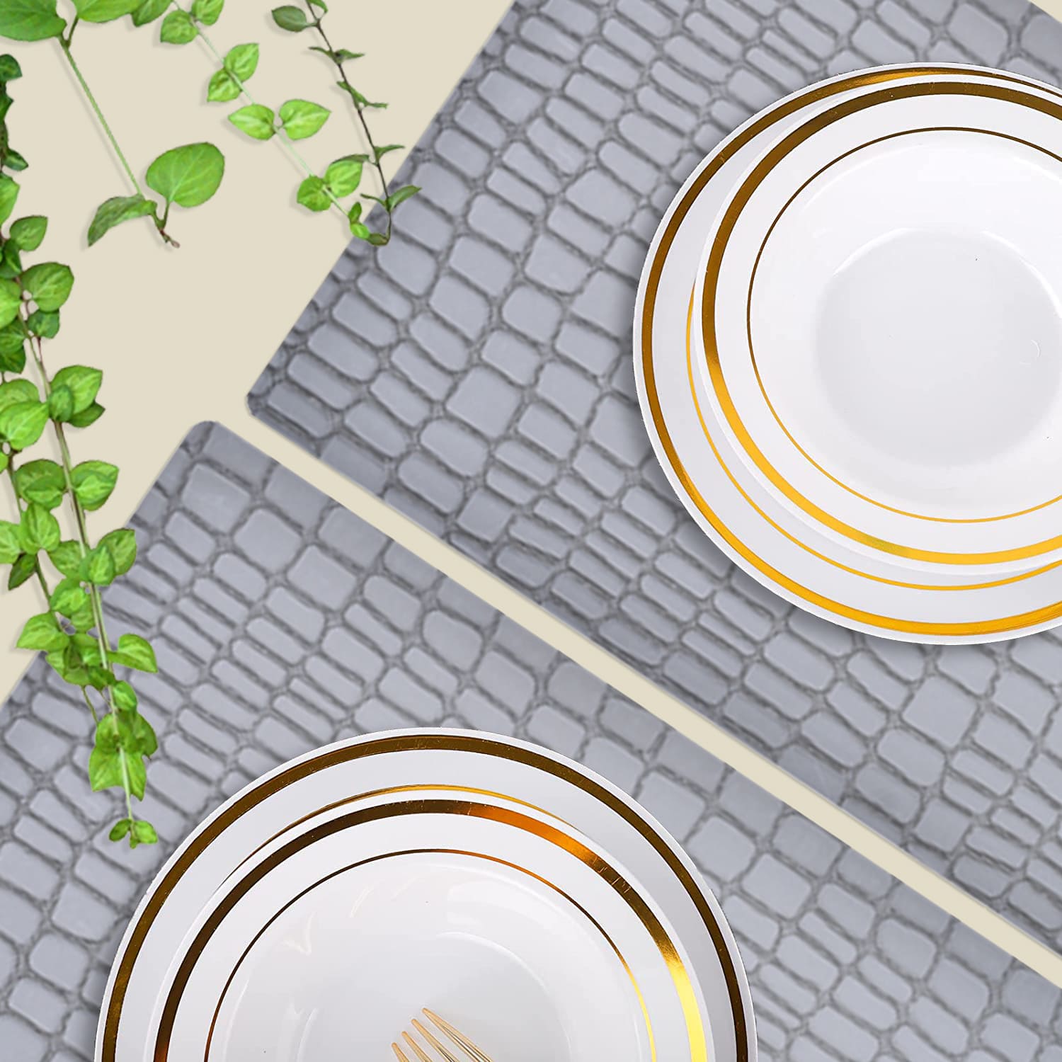 Stylish PVC Placemats - Set of 4 and 6 - Decozen