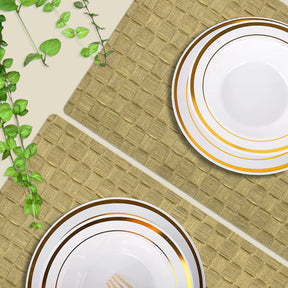 Stylish PVC Placemats - Set of 4 and 6 - Decozen