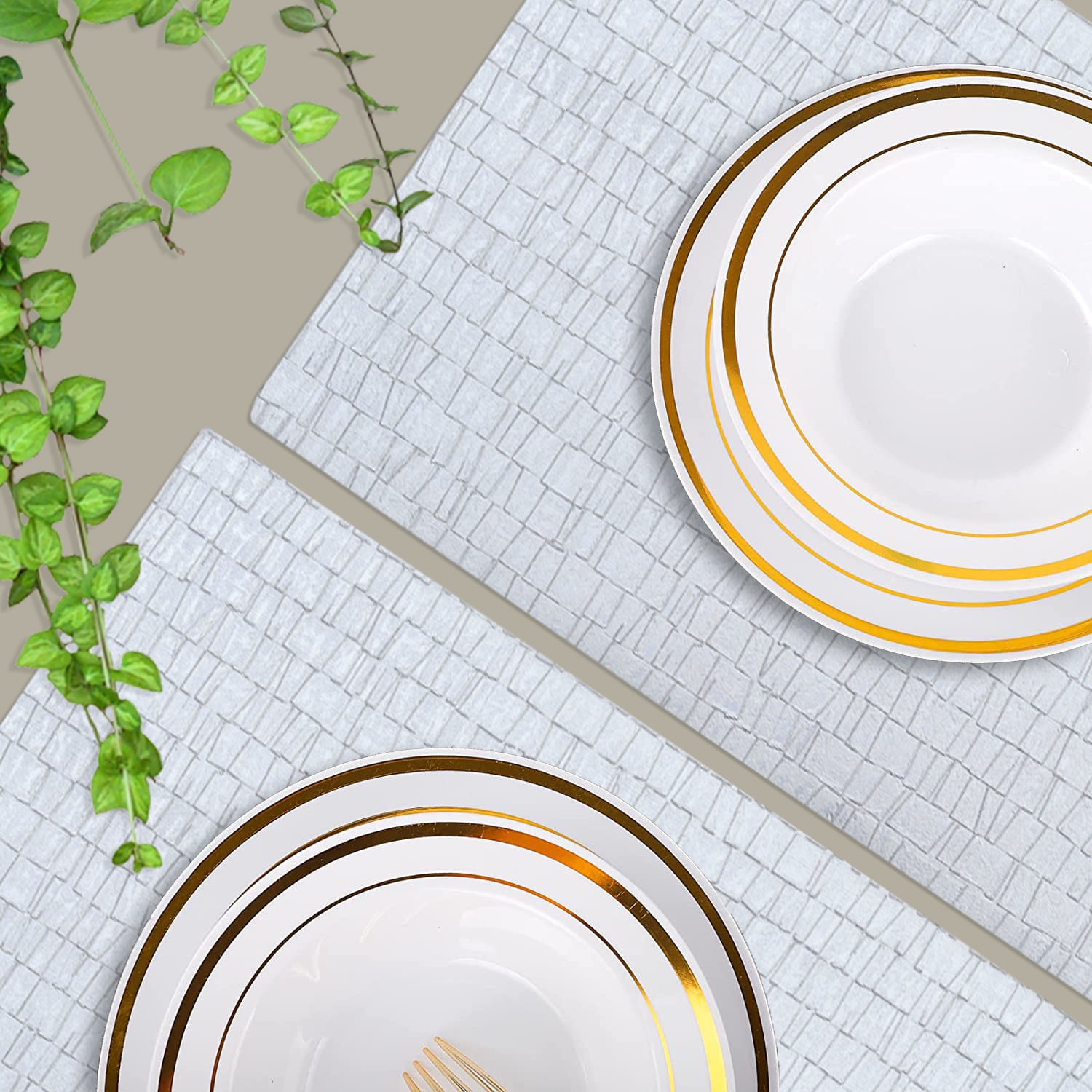 PVC Placemats - Set of 4 and 6 - Decozen