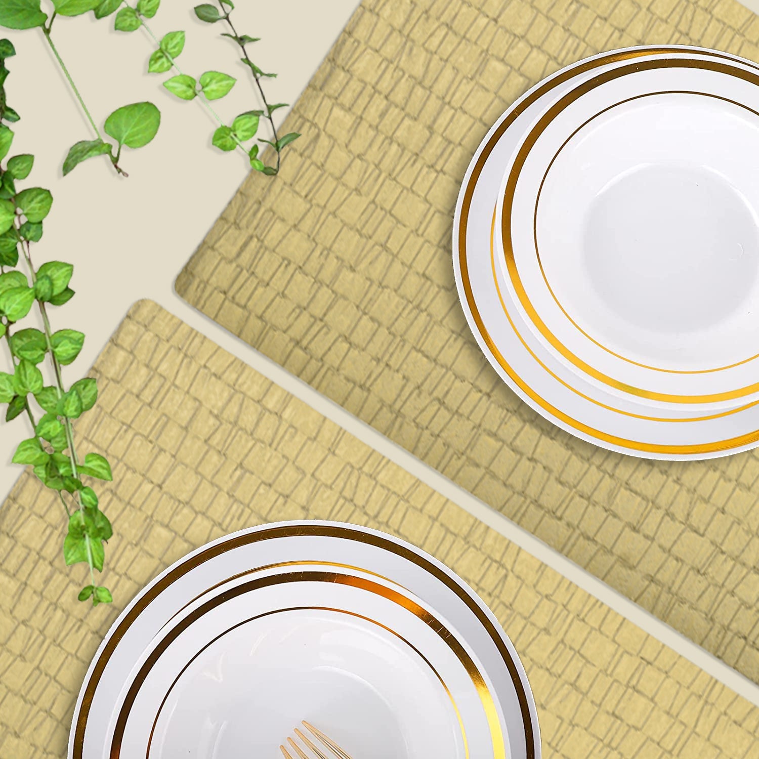 Stylish PVC Placemats - Set of 4 and 6 - Decozen