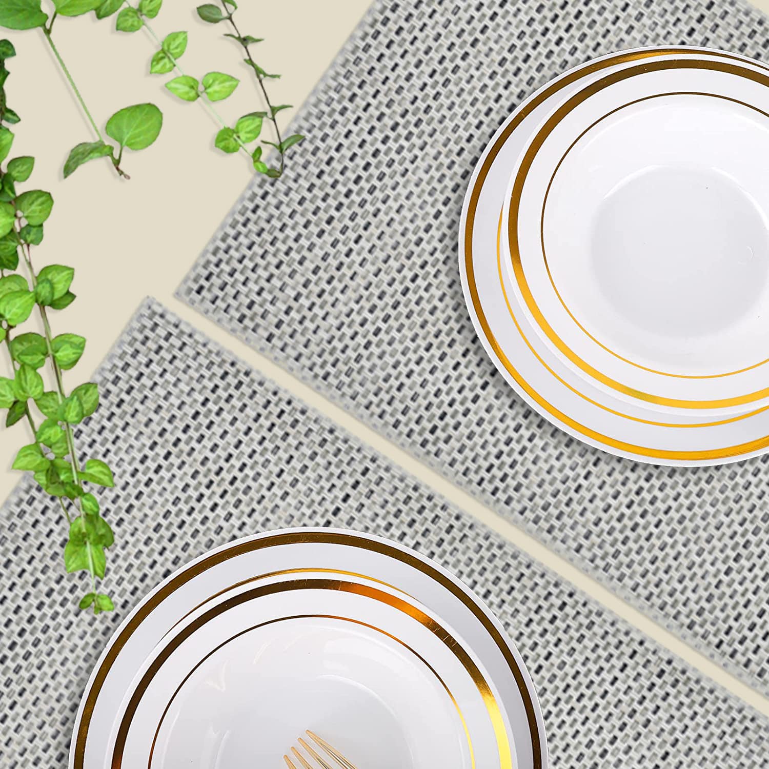 Stylish PVC Placemats - Set of 4 and 6 - Decozen