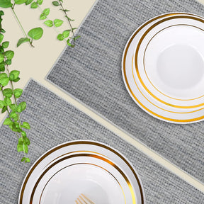 Stylish PVC Placemats - Set of 4 and 6 - Decozen