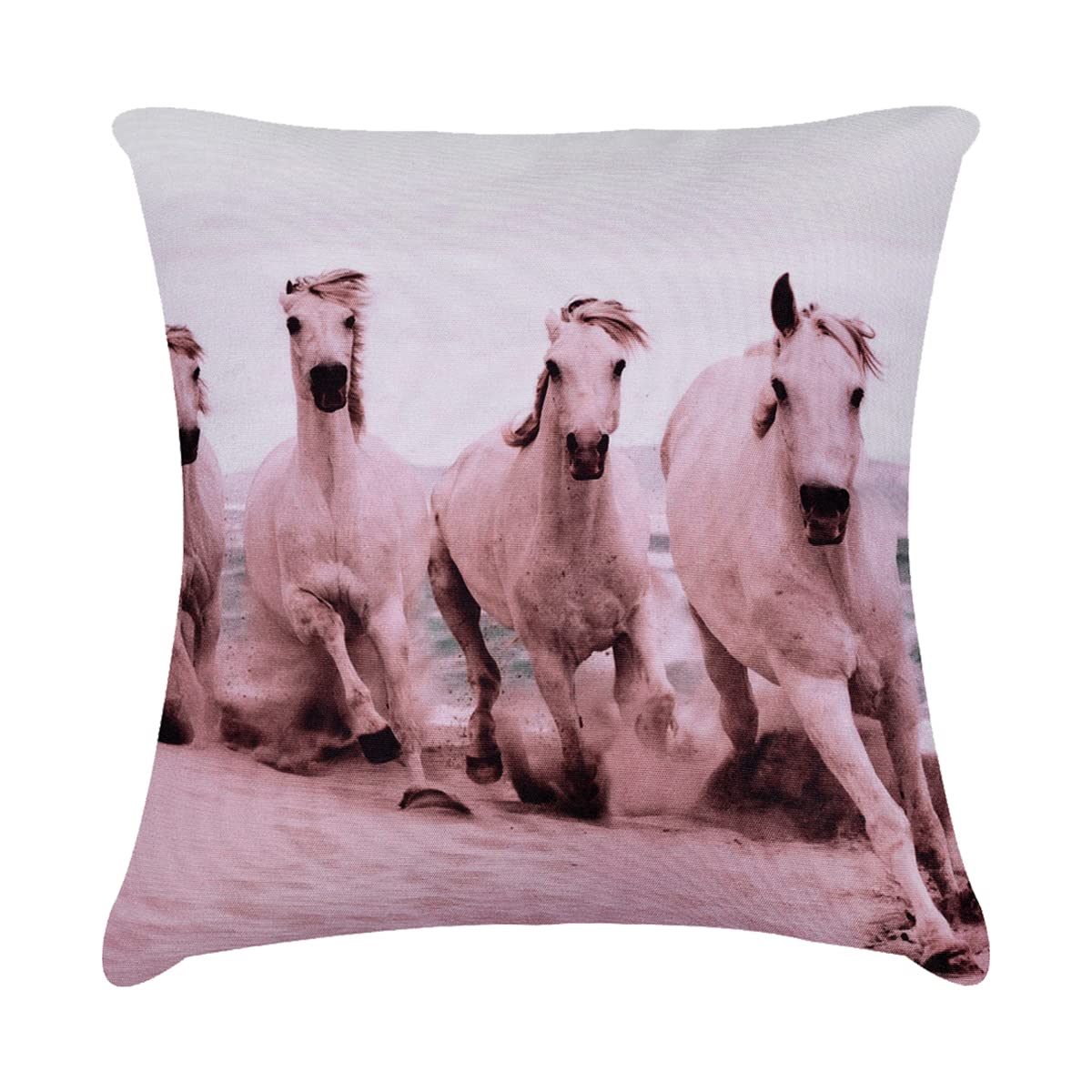 Horse Printed Design Throw Pillow Covers - Decozen