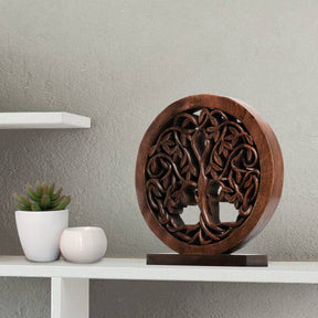 Travilah Tree of Life Wooden Sculpture - Large