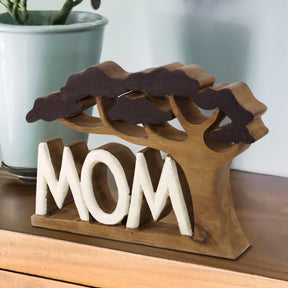 Mom Handmade Wooden Sculpture - Decozen