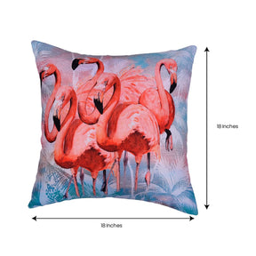 Flamingo Printed Design Throw Pillow Covers - Decozen