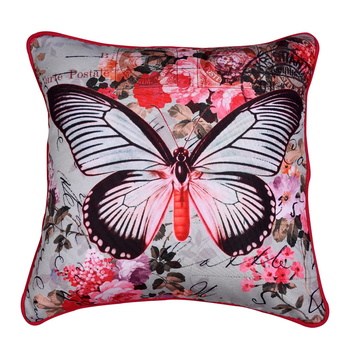 Butterfly Printed Design Throw Pillow Covers - Decozen