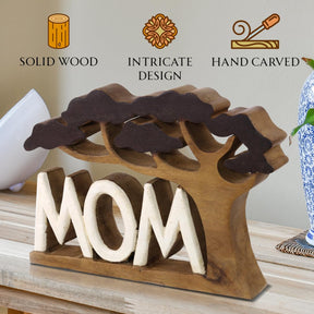 Mom Handmade Wooden Sculpture - Decozen