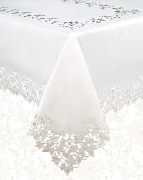 Stylish White Table Linens - Decozen