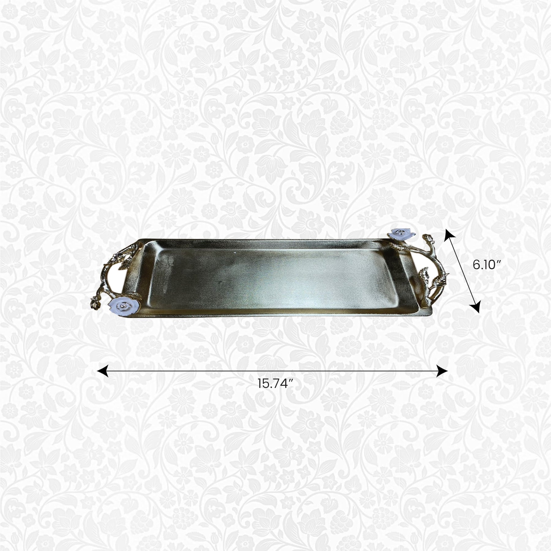 The Enamelled Rose Collection - Vanity Tray - Decozen