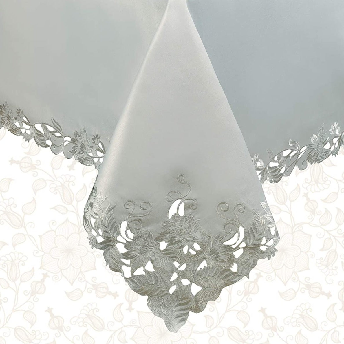 Light Gray Table Doilies - Corda Collection - Decozen