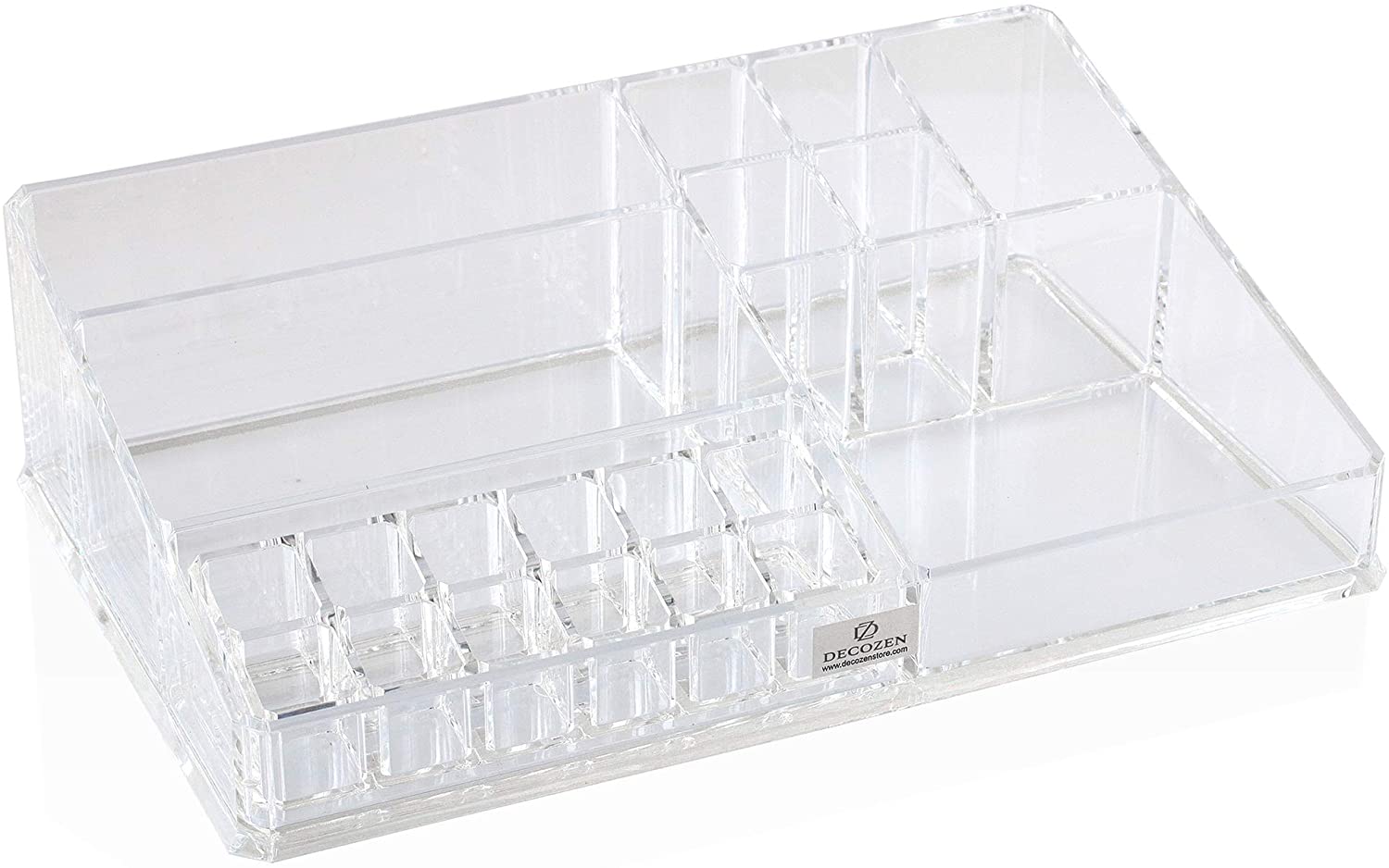 Clear Makeup and Jewelry Organizers - 21 Slots - Decozen