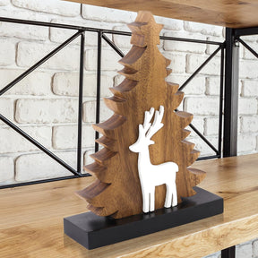 Christmas Tree Handmade Wooden Sculpture - Decozen