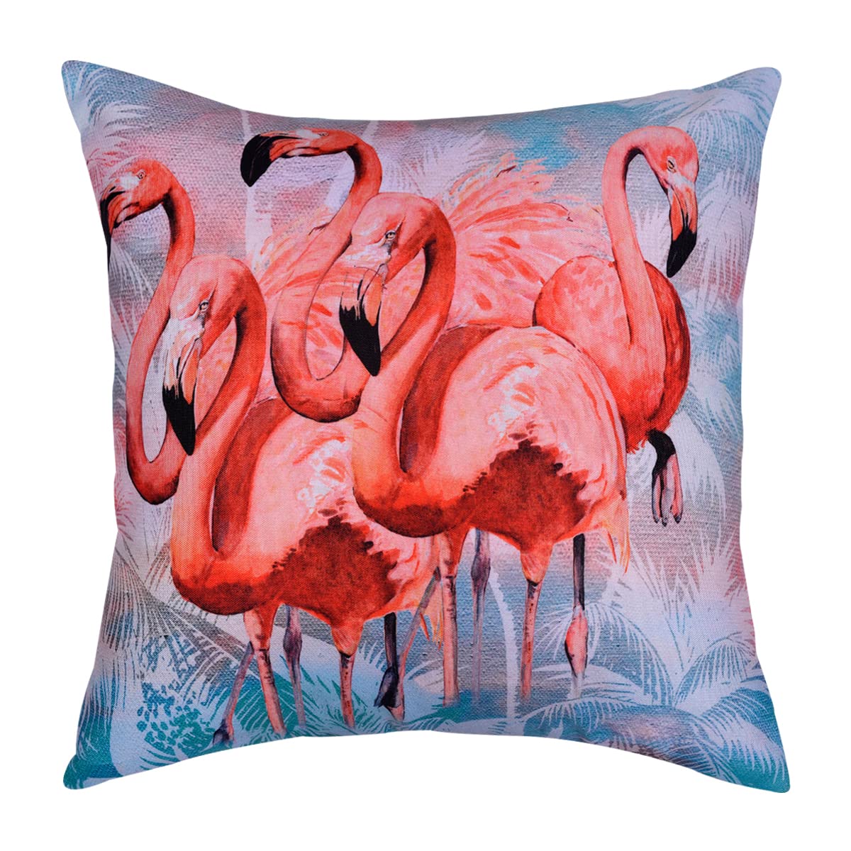 Flamingo Printed Design Throw Pillow Covers - Decozen