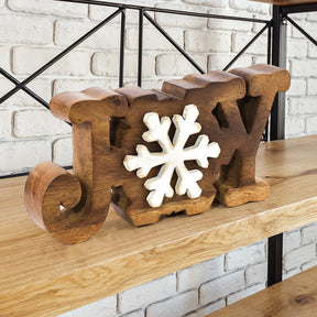 Joy Handmade Wooden Sculpture - Decozen